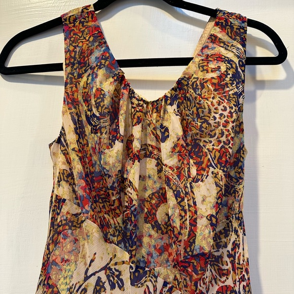 Evan Picone dress asymmetrical size 8 multi color - Picture 2 of 7